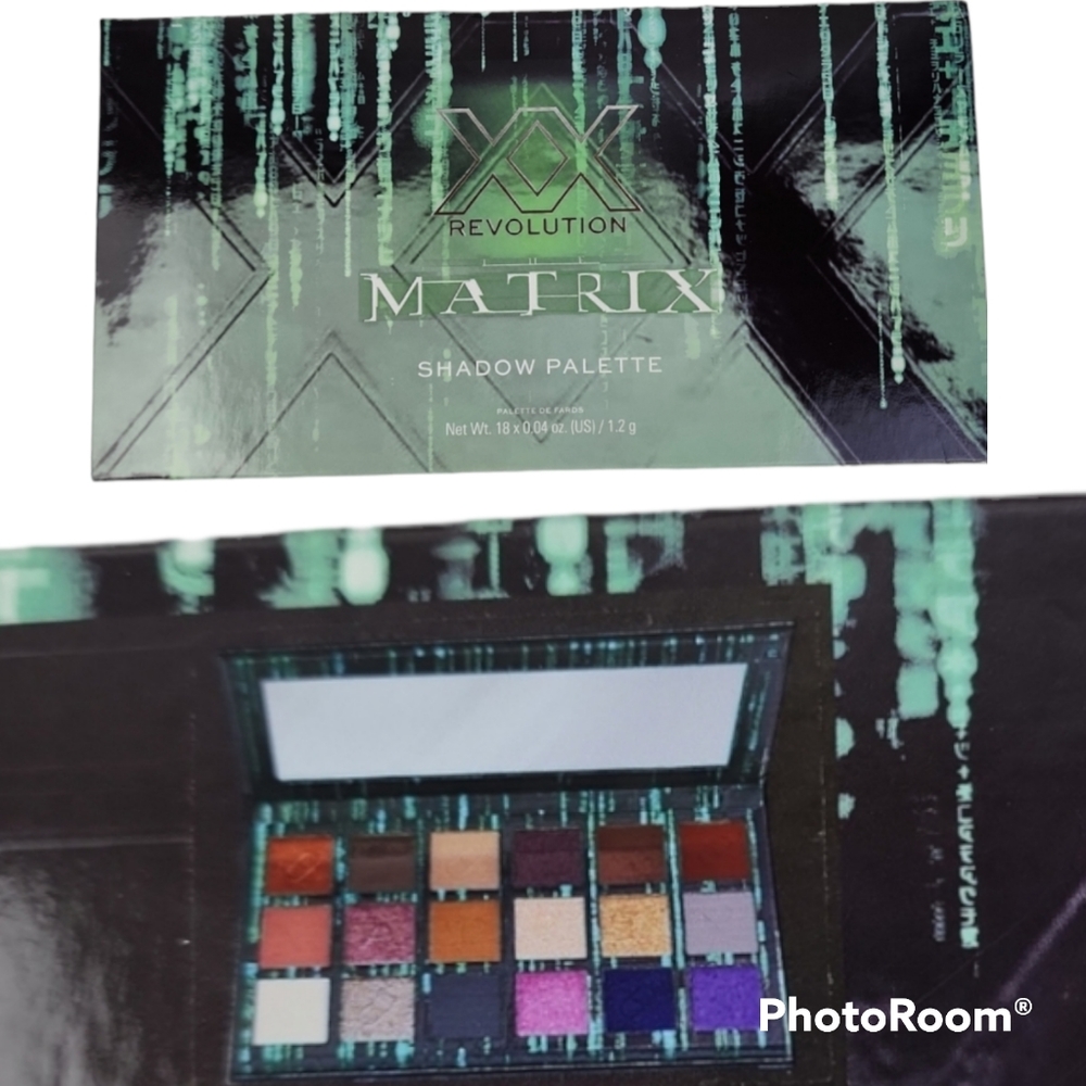 NIB Makeup Revolution XX Matrix Shadow Palette Morpheus Luxx 21.6g 18 Count